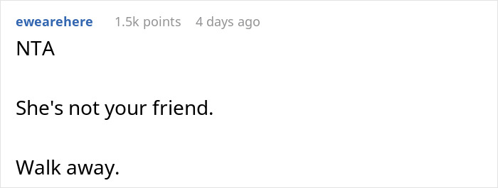 "Two Of The Bridesmaids Stormed Off": Woman Refuses To Participate In Wedding After Hearing Bride's Delusional Expectations, Gets Called All Kinds Of Rude Names "Two Of The Bridesmaids Stormed Off": Woman Refuses To Participate In Wedding After Hearing Bride's Delusional Expectations, Gets Called All Kinds Of Rude Names