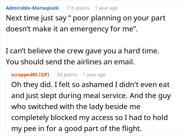 Entitled Newlyweds Are Upset Fellow Plane Traveler Refused To Accommodate For Their Lack Of Foresight When Booking Plane Seats Entitled Newlyweds Are Upset Fellow Plane Traveler Refused To Accommodate For Their Lack Of Foresight When Booking Plane Seats