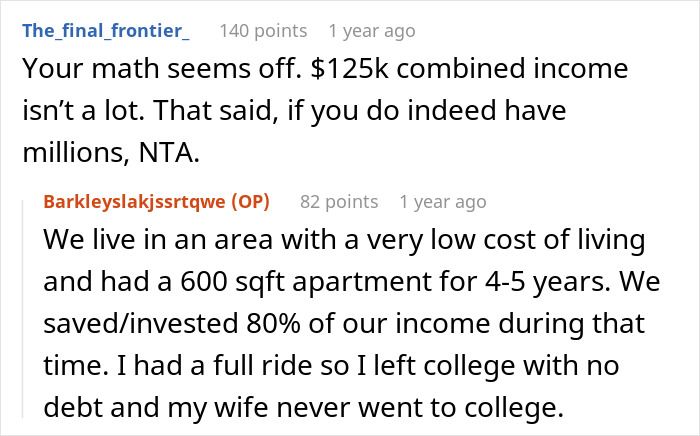 Husband Is Tired Of Wife's Pity Story That They're Broke, Reveals They're Actually Millionaires, Making Her Look Like A Liar Husband Is Tired Of Wife's Pity Story That They're Broke, Reveals They're Actually Millionaires, Making Her Look Like A Liar