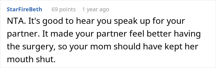 “AITA For Uninviting My Mother From My Wedding After She Called My Wife Indecent For Having Plastic Surgery?” “AITA For Uninviting My Mother From My Wedding After She Called My Wife Indecent For Having Plastic Surgery?”