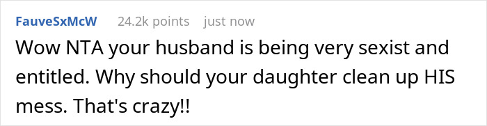 “AITA For Telling My Husband My Daughter Doesn’t Have To Accommodate His Needs?” “AITA For Telling My Husband My Daughter Doesn’t Have To Accommodate His Needs?”