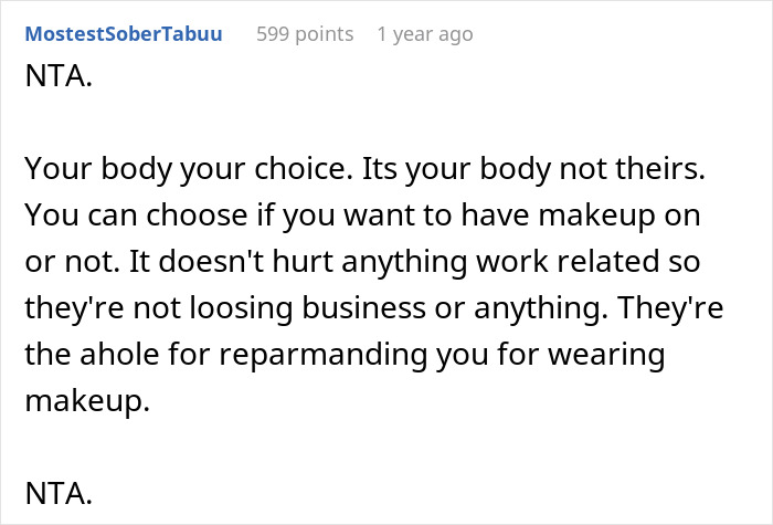 "My Confidence Was Skyrocketing": Mechanic Starts Wearing Makeup At Work, Front Desk Coworkers Have A Problem With It "My Confidence Was Skyrocketing": Mechanic Starts Wearing Makeup At Work, Front Desk Coworkers Have A Problem With It