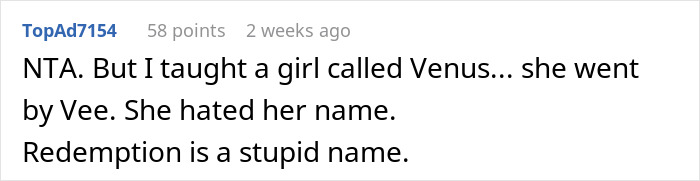 Brother Reminds Pregnant Sister That The Baby Is An “Actual Human Person, Not A Fun Alter Ego” After Hearing Her Choice In Names Brother Reminds Pregnant Sister That The Baby Is An “Actual Human Person, Not A Fun Alter Ego” After Hearing Her Choice In Names