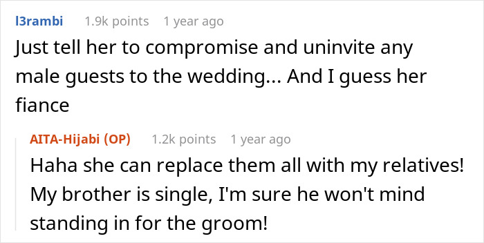 Muslim Bridesmaid Asks If She's A Jerk For Not Compromising And Keeping Her Hijab On For Her Friend's Wedding Muslim Bridesmaid Asks If She's A Jerk For Not Compromising And Keeping Her Hijab On For Her Friend's Wedding