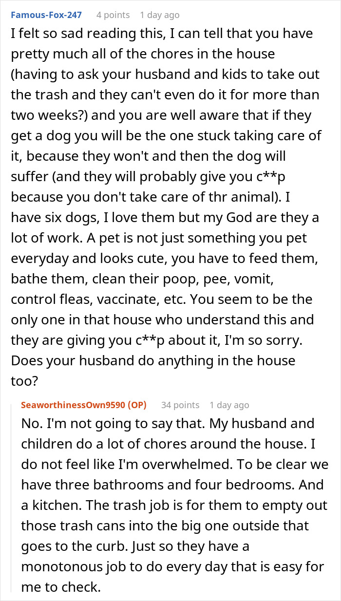 The Internet Praises This Genius Mom For Testing Her Husband And Kids To See If They Can Handle A Dog The Internet Praises This Genius Mom For Testing Her Husband And Kids To See If They Can Handle A Dog