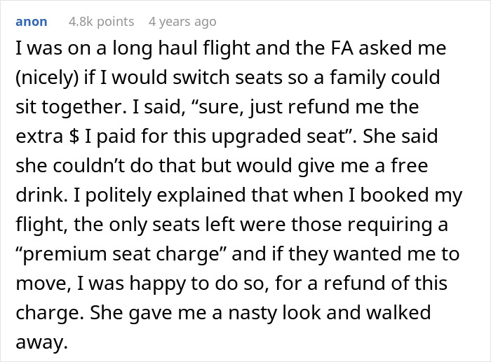 “I Paid Extra For These Seats And Would Like To Sit In Them”: Man Gets Into Argument With Entitled Old Couple Over Plane Seats “I Paid Extra For These Seats And Would Like To Sit In Them”: Man Gets Into Argument With Entitled Old Couple Over Plane Seats