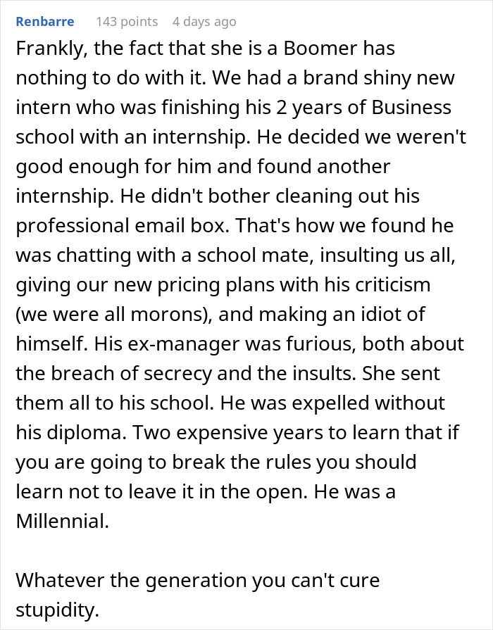 "Oh, So Sorry Boomer": Karen Gets Busted After Deleting All Files After Getting Fired "Oh, So Sorry Boomer": Karen Gets Busted After Deleting All Files After Getting Fired