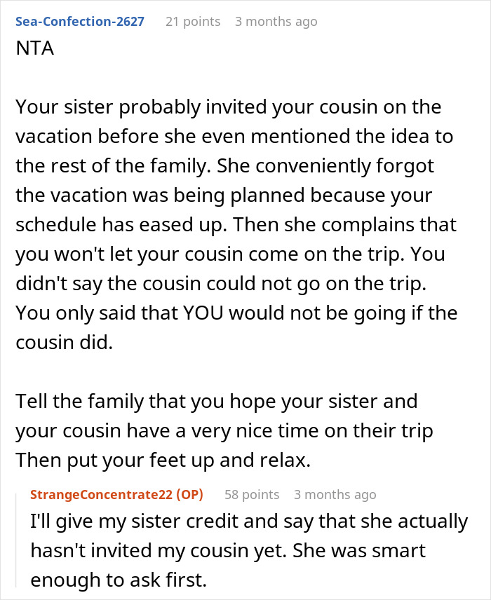 "She Was Raging": Woman Says She'll Join Family Vacation Only Without Cousin's Little Kids, Gets Told Off By Relatives