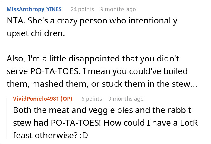 Woman Serves Rabbit Stew For Themed Party, Guests Flip Out After Realizing It Contains Actual Rabbit Meat Woman Serves Rabbit Stew For Themed Party, Guests Flip Out After Realizing It Contains Actual Rabbit Meat