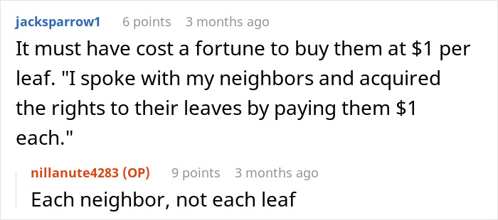 Man Buys The Rights To His Neighbors' Leaves To Mess With Leaf Collection Company's Ridiculous Rules By Building A Giant Pile