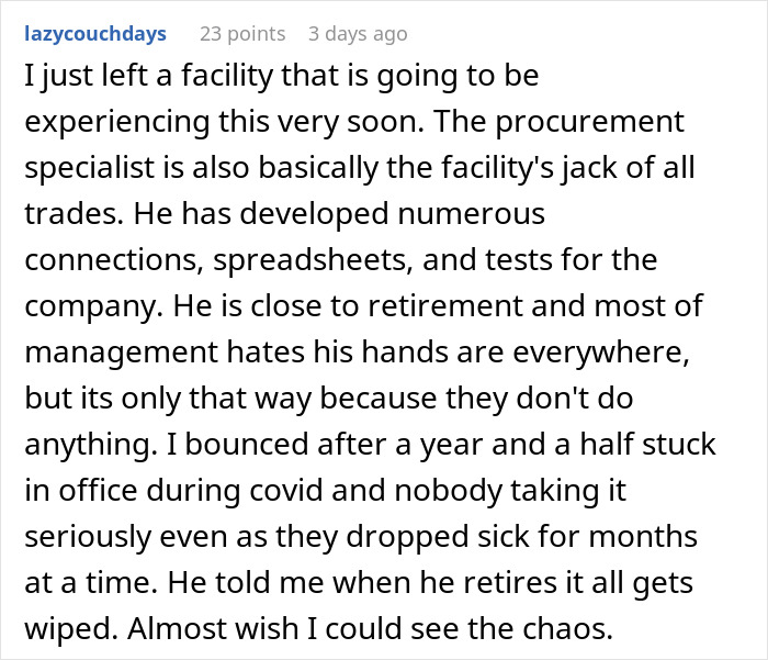 "Delete Your Files And Leave": New Boss Ignores Employee's Work For A Year Because He's 'Useless' Before Getting Him Fired, And It Costs Her Her Job