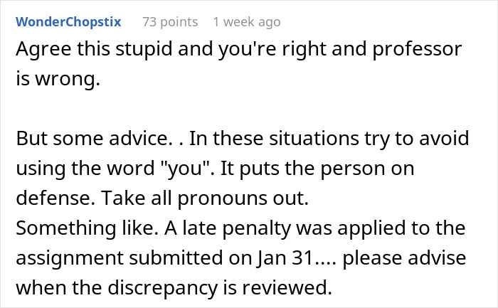 Student Questions Why They Received A Late Penalty When Their Assignment Was Submitted 14 Mins Before The Deadline, Shares Their Emails With The Professor Student Questions Why They Received A Late Penalty When Their Assignment Was Submitted 14 Mins Before The Deadline, Shares Their Emails With The Professor