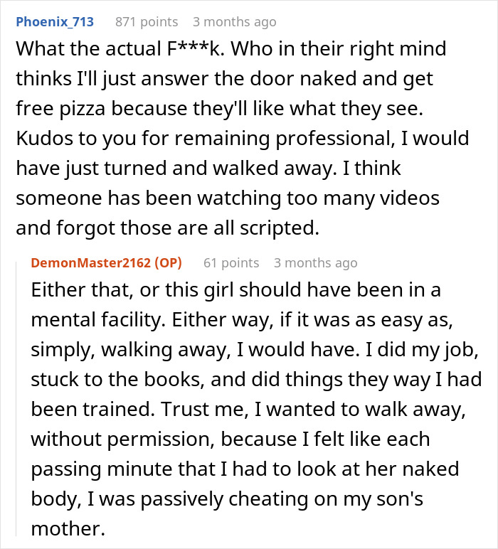Karen Answers The Door Naked, Believing That She’ll Receive Her Pizza Order For Free Karen Answers The Door Naked, Believing That She’ll Receive Her Pizza Order For Free