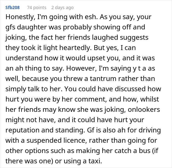 Teen Calls Mom&rsquo;s Partner &ldquo;Creepy Stepdad&rdquo; In Front Of Friends, Gets Left Without A Ride Back Home