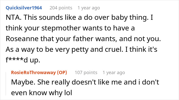 “Am I A Jerk For Not Wanting My Sister To Be Named Like Me?” “Am I A Jerk For Not Wanting My Sister To Be Named Like Me?”