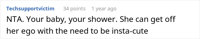 Expecting Mom Gets Called Out By Her Sister-In-Law For Not Wanting A 'Diaper Cake' For The Upcoming Baby Shower Expecting Mom Gets Called Out By Her Sister-In-Law For Not Wanting A 'Diaper Cake' For The Upcoming Baby Shower