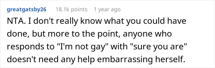Woman Embarrasses Herself By Confronting Coworker About Him Being Gay Even Though He Isn't