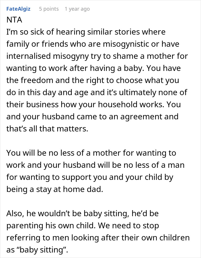 “AITA For ‘Forcing’ My Fiancé To Quit His Job That He Loves?”: Woman Plans To Go Back To Work After Giving Birth As She Earns More Than Her Fiancé