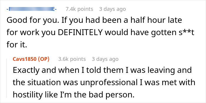 Person Shows Up For Interview Only To Be Met With Hostility And Forced To Wait 30 Minutes, Decides To Leave Person Shows Up For Interview Only To Be Met With Hostility And Forced To Wait 30 Minutes, Decides To Leave