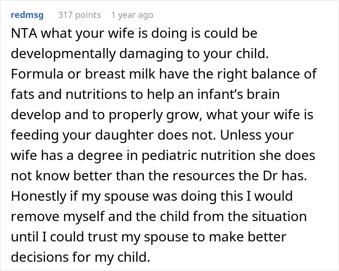 “She Lied”: Dad Tells Pediatrician The Truth About What His Wife Has Been Feeding Their 2-Month-Old Daughter