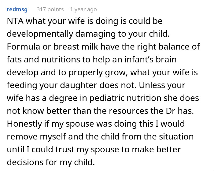 “She Lied”: Dad Tells Pediatrician The Truth About What His Wife Has Been Feeding Their 2-Month-Old Daughter “She Lied”: Dad Tells Pediatrician The Truth About What His Wife Has Been Feeding Their 2-Month-Old Daughter