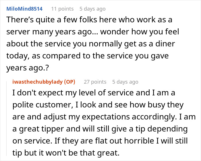 Server Maliciously Complies And Lets Newbies Take Care Of Her Tables After They Complained Hers Are Better, They Regret Asking For It Server Maliciously Complies And Lets Newbies Take Care Of Her Tables After They Complained Hers Are Better, They Regret Asking For It