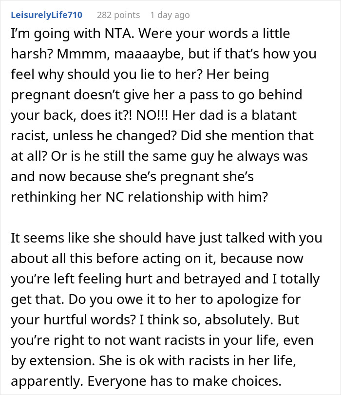 “I Told Her That Was How I Felt”: Husband Makes His Wife Cry By Valuing Her Less As A Person After She Talked With Her Racist Father