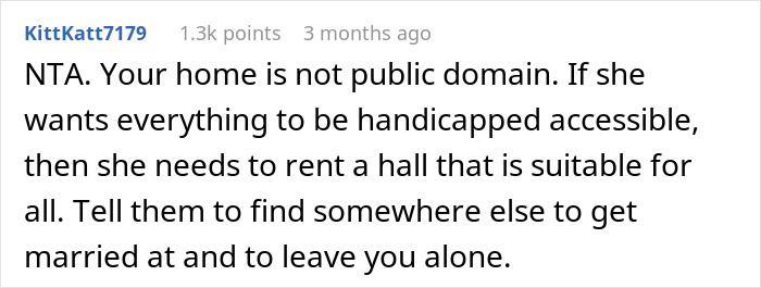 After Suggesting To Use A Temporary Ramp So Her House Can Be Accessible For A Wedding, Woman Exposes The Insulting Bride-To-Be And The Wedding Is Called Off After Suggesting To Use A Temporary Ramp So Her House Can Be Accessible For A Wedding, Woman Exposes The Insulting Bride-To-Be And The Wedding Is Called Off