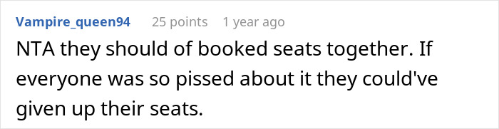 Entitled Newlyweds Are Upset Fellow Plane Traveler Refused To Accommodate For Their Lack Of Foresight When Booking Plane Seats Entitled Newlyweds Are Upset Fellow Plane Traveler Refused To Accommodate For Their Lack Of Foresight When Booking Plane Seats