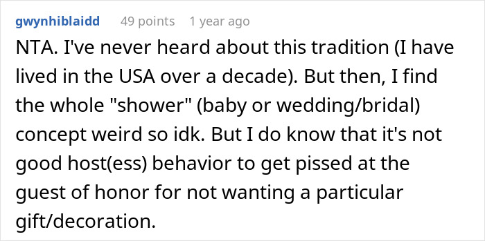 Expecting Mom Gets Called Out By Her Sister-In-Law For Not Wanting A 'Diaper Cake' For The Upcoming Baby Shower