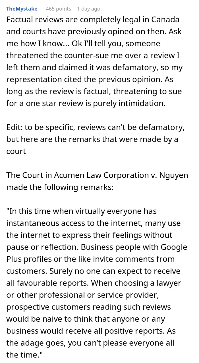 Lawyer Livid Over Bad Review, Threatens With Lawsuit Over Defamation, Receives Tons Of Random Bad Reviews In Return