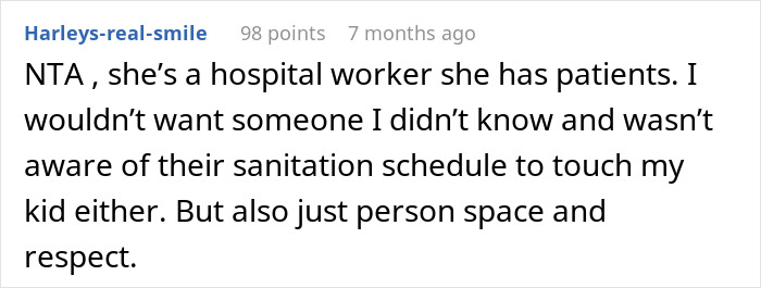 This Mom Wondered: “AITA For Filing A Complaint About A Hospital Worker Trying To Touch My Baby?”
