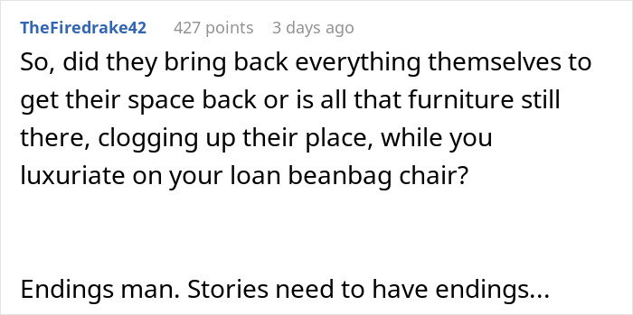 Knowing Their Home Is Tiny, Students Get Revenge On Neighbors Who Stole Furniture From Their House By Not Taking It Back Knowing Their Home Is Tiny, Students Get Revenge On Neighbors Who Stole Furniture From Their House By Not Taking It Back