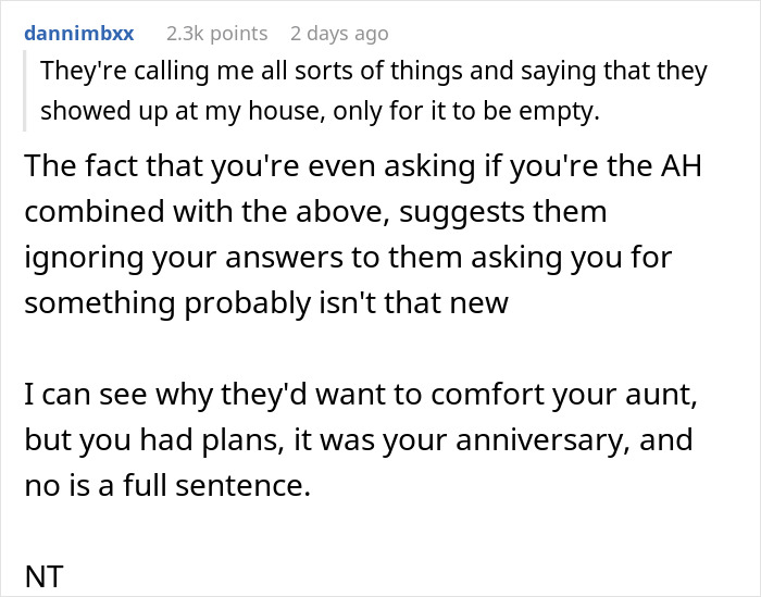 Man Asks If He’s A Jerk For Wanting To Celebrate His Wedding Anniversary With His Wife Instead Of Babysitting His Sister Man Asks If He’s A Jerk For Wanting To Celebrate His Wedding Anniversary With His Wife Instead Of Babysitting His Sister