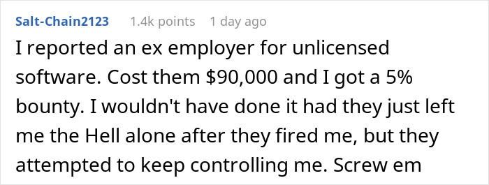 People Are Cracking Up At This Story Of A Person Who Got Wrongly Accused Of Snitching On Their Boss And Decided To Actually Do It