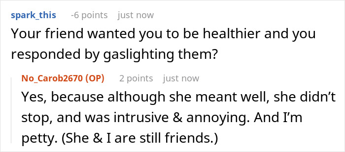 Woman Lies About Her Weight And Waits Until Friend Notices She Lost 50 Pounds, But She Only Realizes When A Mutual Friend Points It Out Woman Lies About Her Weight And Waits Until Friend Notices She Lost 50 Pounds, But She Only Realizes When A Mutual Friend Points It Out