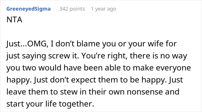 "Every Night They'd Call With Ultimatums": Couple Is Fed Up With Their Families Arguing Over Their Wedding And Decide To Elope "Every Night They'd Call With Ultimatums": Couple Is Fed Up With Their Families Arguing Over Their Wedding And Decide To Elope