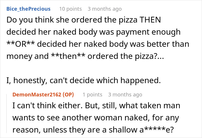 Karen Answers The Door Naked, Believing That She’ll Receive Her Pizza Order For Free Karen Answers The Door Naked, Believing That She’ll Receive Her Pizza Order For Free
