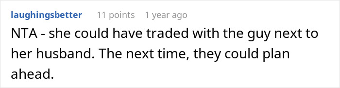 Entitled Newlyweds Are Upset Fellow Plane Traveler Refused To Accommodate For Their Lack Of Foresight When Booking Plane Seats Entitled Newlyweds Are Upset Fellow Plane Traveler Refused To Accommodate For Their Lack Of Foresight When Booking Plane Seats