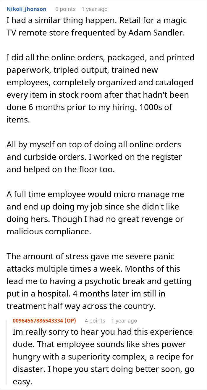 Karen Boss Tells Off Overworked And Underpaid Employee For Taking A 5-Minute Break, They Stop Doing Her Job For Her Karen Boss Tells Off Overworked And Underpaid Employee For Taking A 5-Minute Break, They Stop Doing Her Job For Her