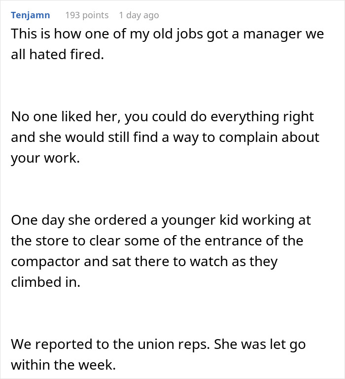 Man Is Upset His Female Colleague Was Shouting At Him While He Was Breaking Safety Rules, Wants To See Her Manager Who Fires Him On The Spot