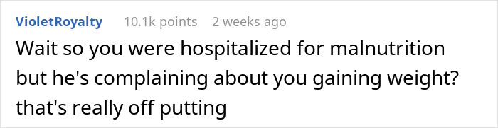 Wife Gains 4kg And Her Husband Keeps Pointing Out That He “Likes Them Petite”, So She Bites Back Wife Gains 4kg And Her Husband Keeps Pointing Out That He “Likes Them Petite”, So She Bites Back