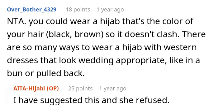 Muslim Bridesmaid Asks If She's A Jerk For Not Compromising And Keeping Her Hijab On For Her Friend's Wedding