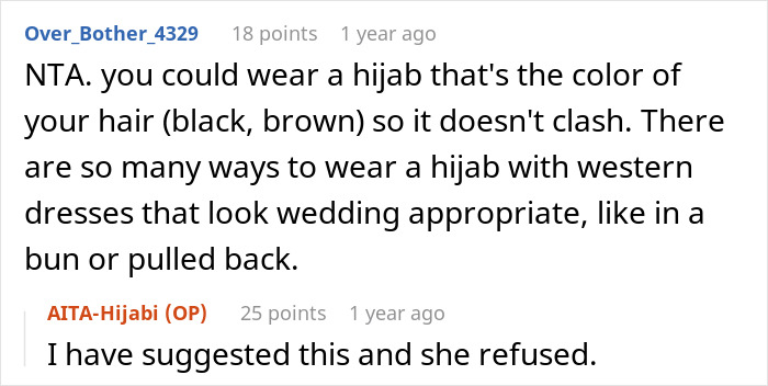 Muslim Bridesmaid Asks If She's A Jerk For Not Compromising And Keeping Her Hijab On For Her Friend's Wedding Muslim Bridesmaid Asks If She's A Jerk For Not Compromising And Keeping Her Hijab On For Her Friend's Wedding