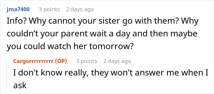 Man Asks If He’s A Jerk For Wanting To Celebrate His Wedding Anniversary With His Wife Instead Of Babysitting His Sister Man Asks If He’s A Jerk For Wanting To Celebrate His Wedding Anniversary With His Wife Instead Of Babysitting His Sister
