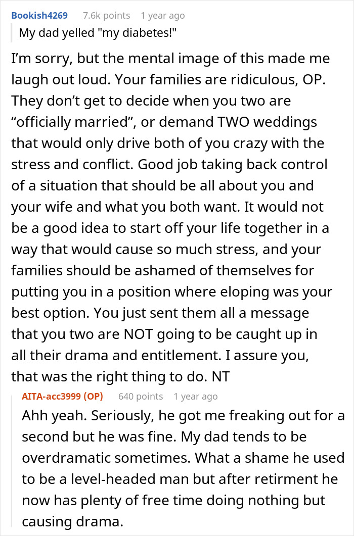 "Every Night They'd Call With Ultimatums": Couple Is Fed Up With Their Families Arguing Over Their Wedding And Decide To Elope "Every Night They'd Call With Ultimatums": Couple Is Fed Up With Their Families Arguing Over Their Wedding And Decide To Elope