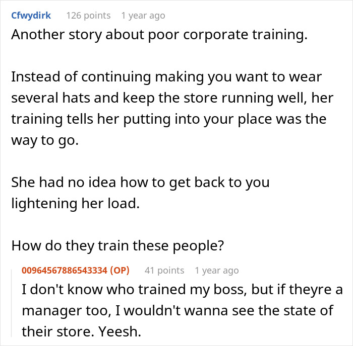 Karen Boss Tells Off Overworked And Underpaid Employee For Taking A 5-Minute Break, They Stop Doing Her Job For Her Karen Boss Tells Off Overworked And Underpaid Employee For Taking A 5-Minute Break, They Stop Doing Her Job For Her