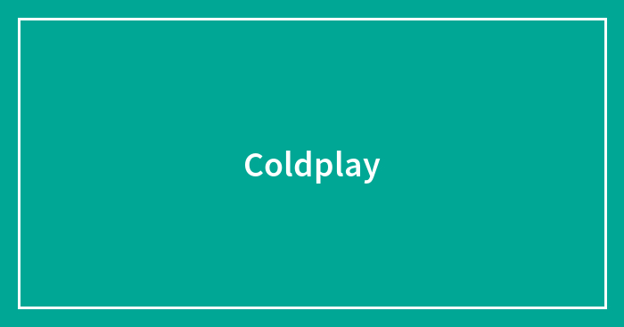 Coldplay