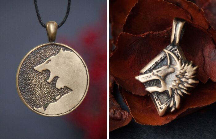 I’ve Created The Wolf Necklace Collection In Viking Style (5 Pics)