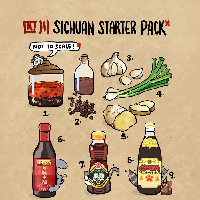 I Drew 12 Of My Favorite Chinese Recipes Into Comics So That They Are Easier To Remember